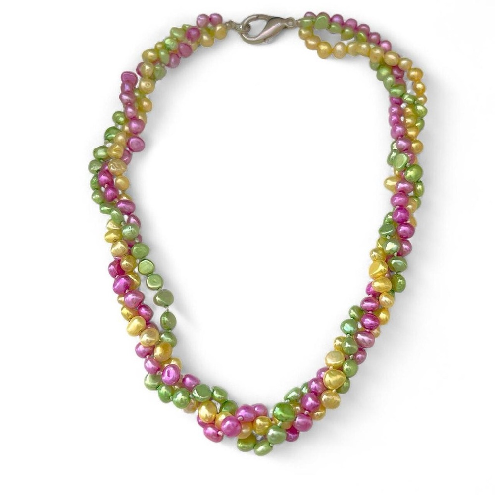 Multicolor Pearl Necklace